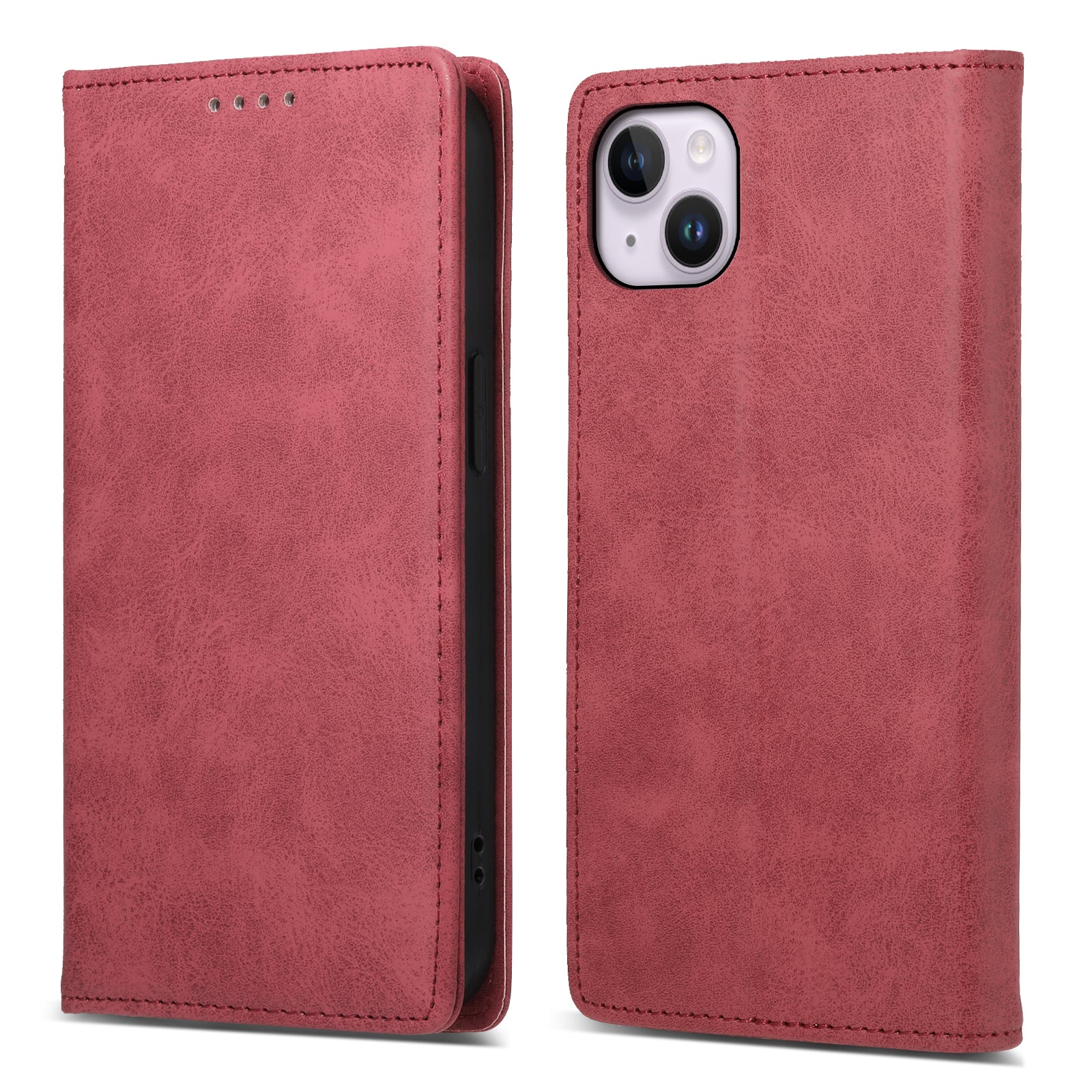 DF-05 For iPhone 14 RFID Blocking Wallet Stand Anti-collision Cover PU Leather Phone Case DF-05 For iPhone 14 RFID Blocking Wallet Stand Anti-collision Cover PU Leather Phone Case